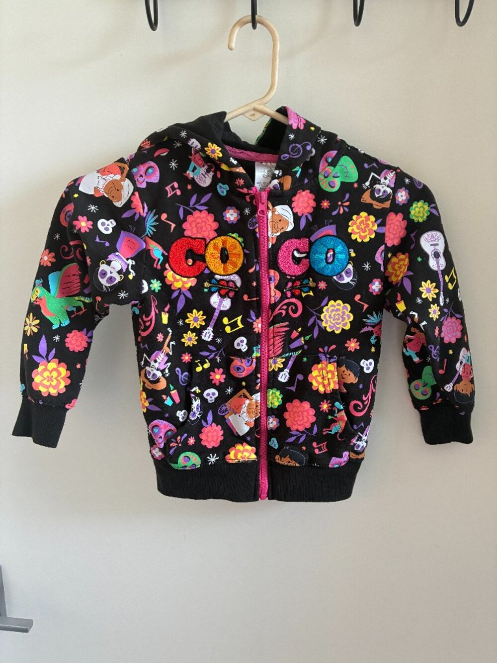 Disney's Pixar Coco Rain Coat Jacket For 3-4 Years Old